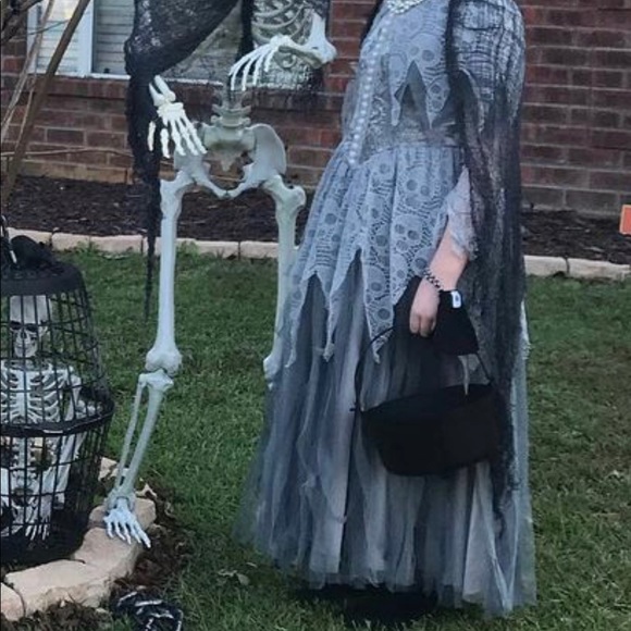 COPY - Ghost Halloween Girls Dress - Picture 4 of 4